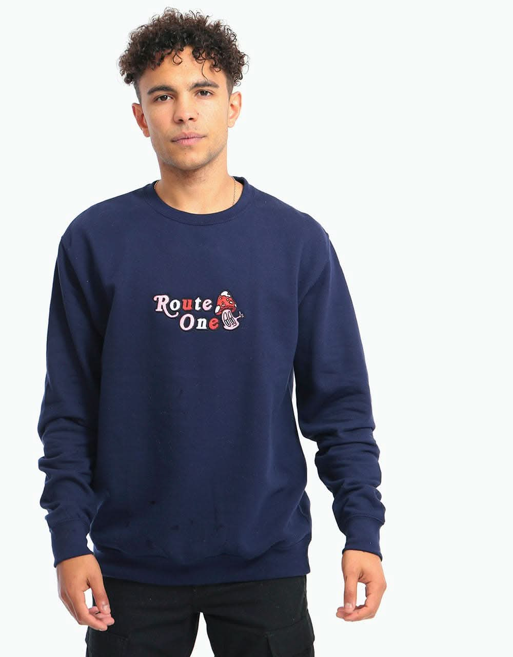 Route One Mushy Sweatshirt - Navy