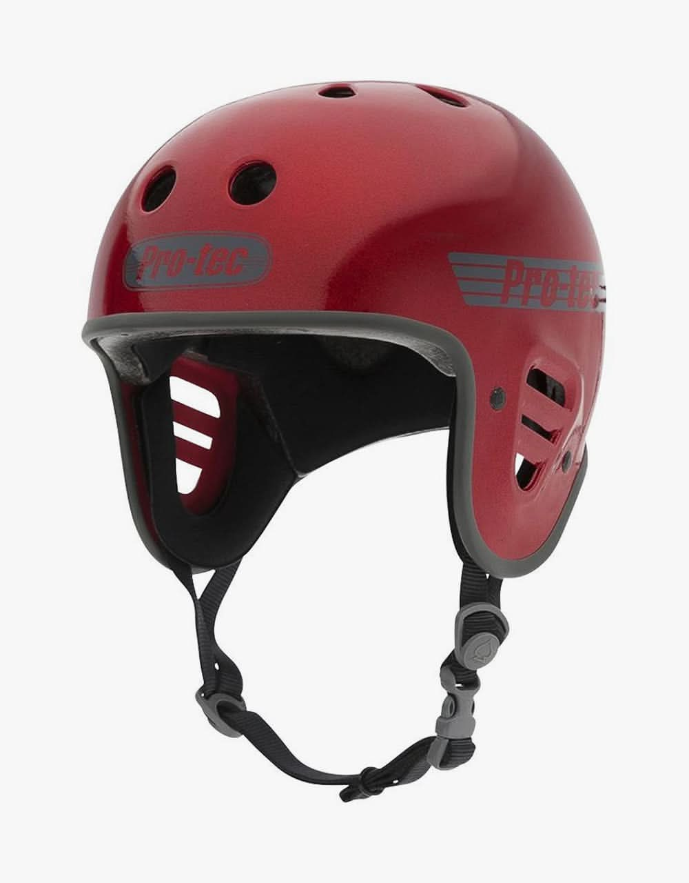 Pro Tec Full Cut Helmet - Red Metal Flake