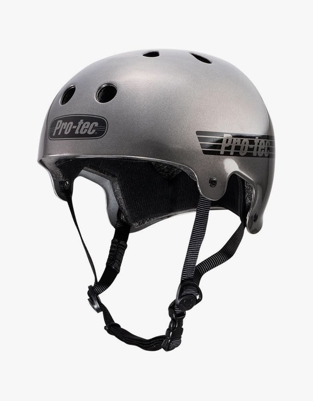 Pro Tec Old School Helmet - Matte Metallic Gunmetal