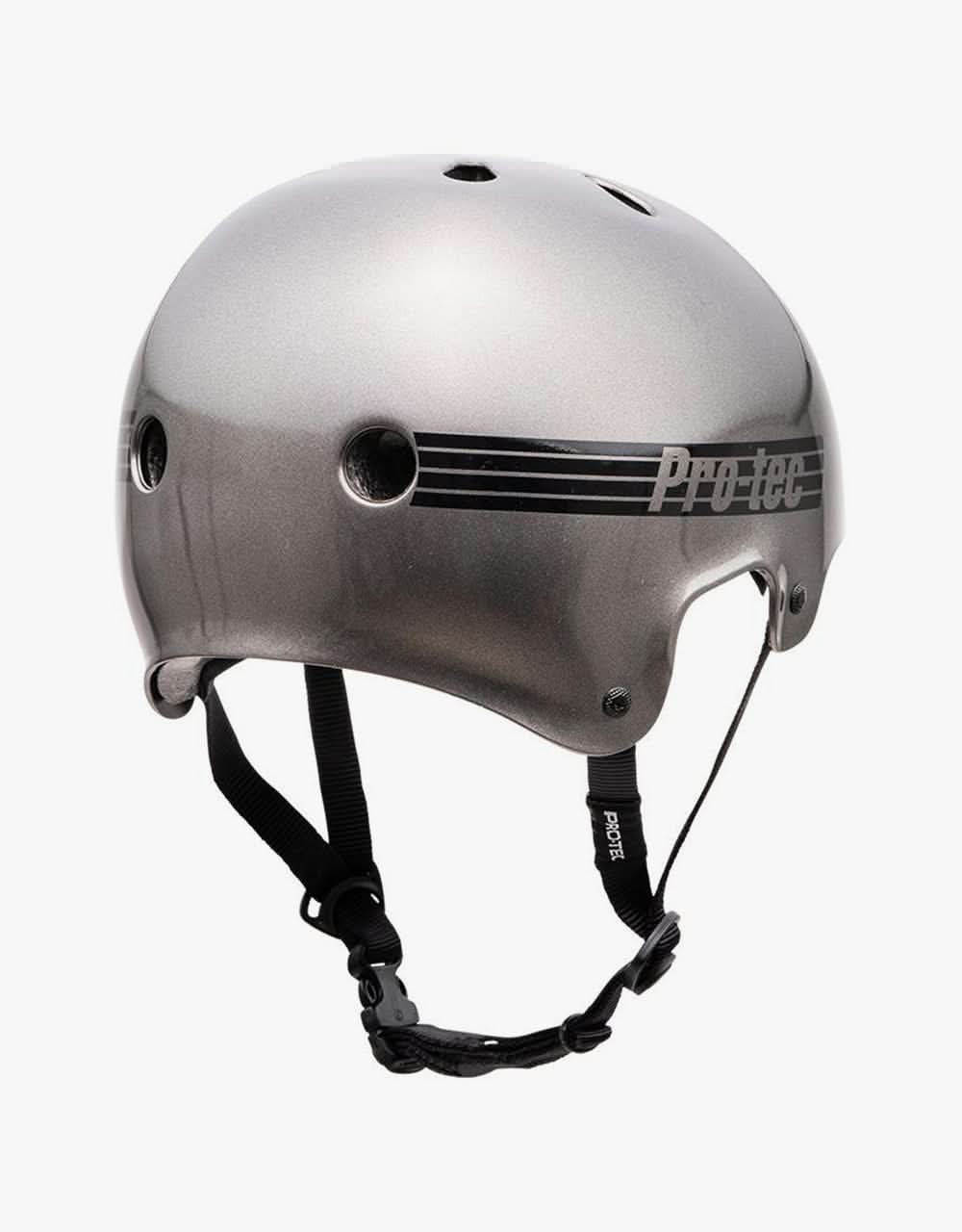 Pro Tec Old School Helmet - Matte Metallic Gunmetal