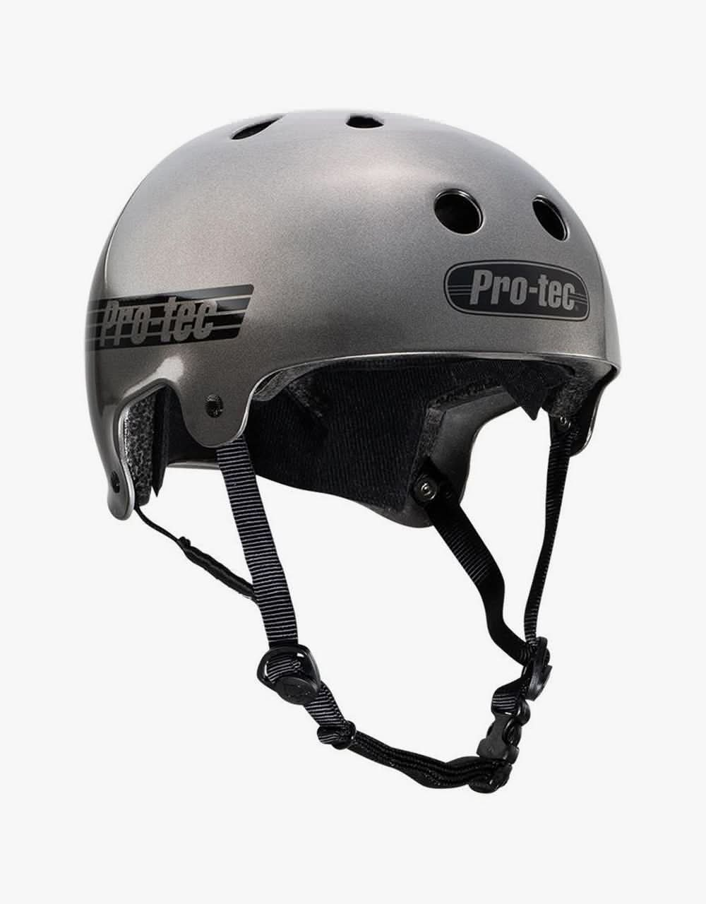 Pro Tec Old School Helmet - Matte Metallic Gunmetal