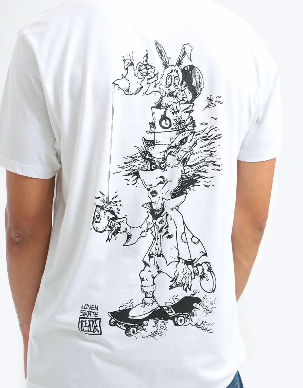 Lovenskate Mad Hatter T-Shirt - White