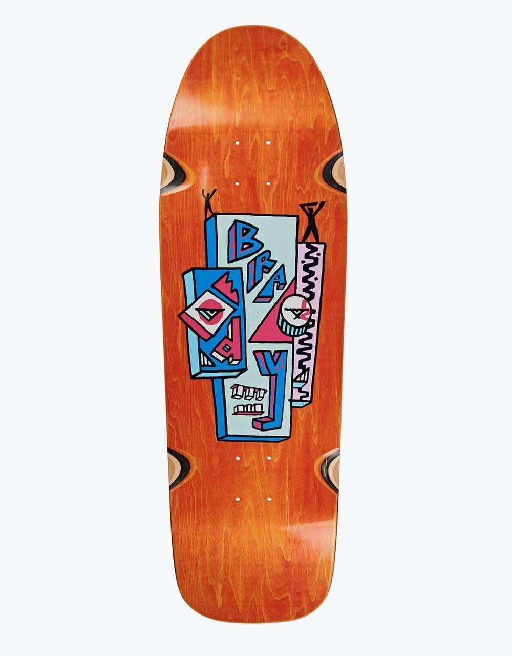 Polar Brady Skyscaper Skateboard Deck - DANE 1 Shape 9.75" (inc Wheel Wells)