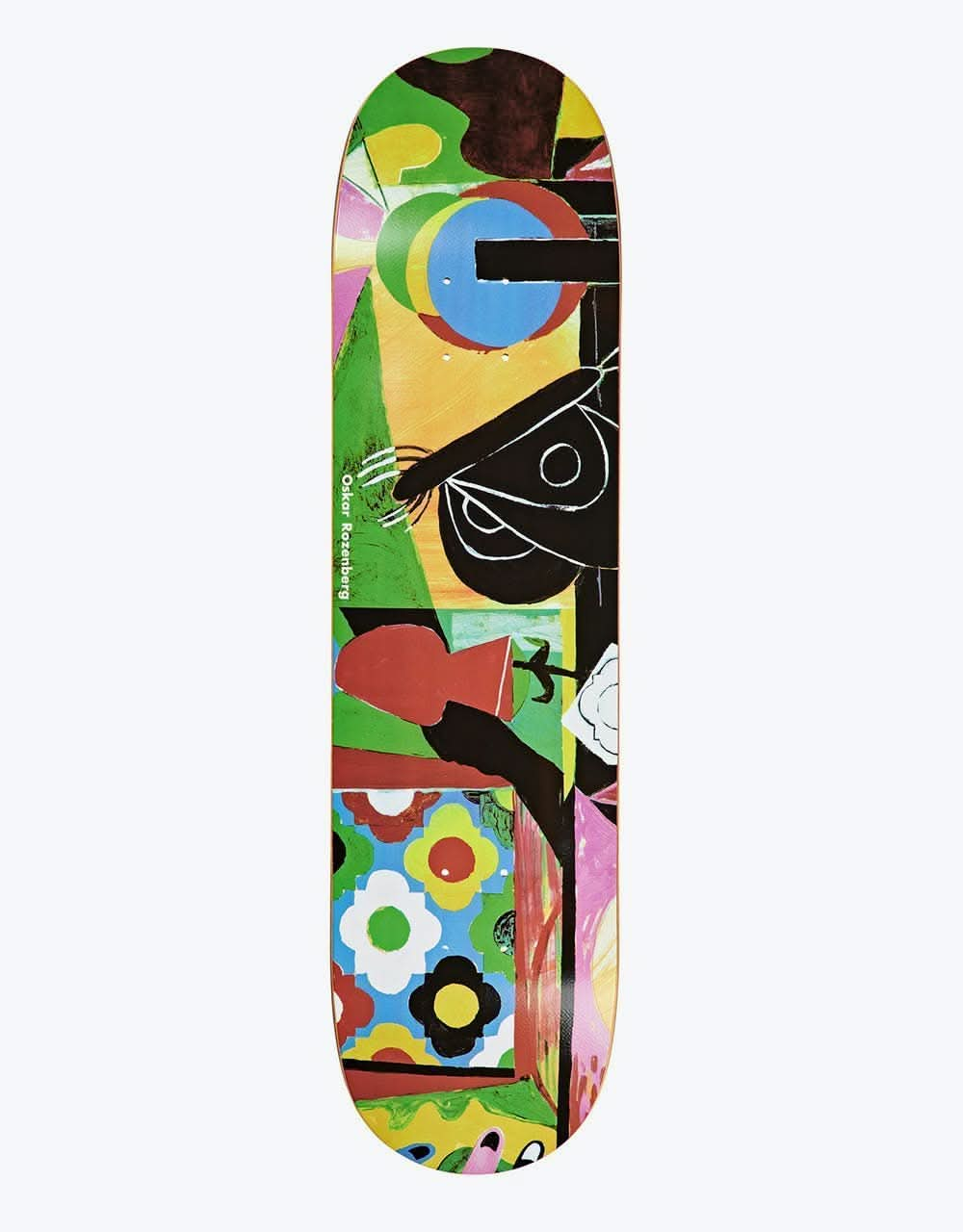 Polar Rozenberg Vase & Moth Everslick Skateboard Deck - 8"