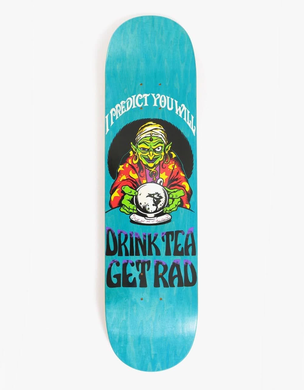 Lovenskate Dave The Chimp Drink Tea, Get Rad Skateboard Deck - 8"