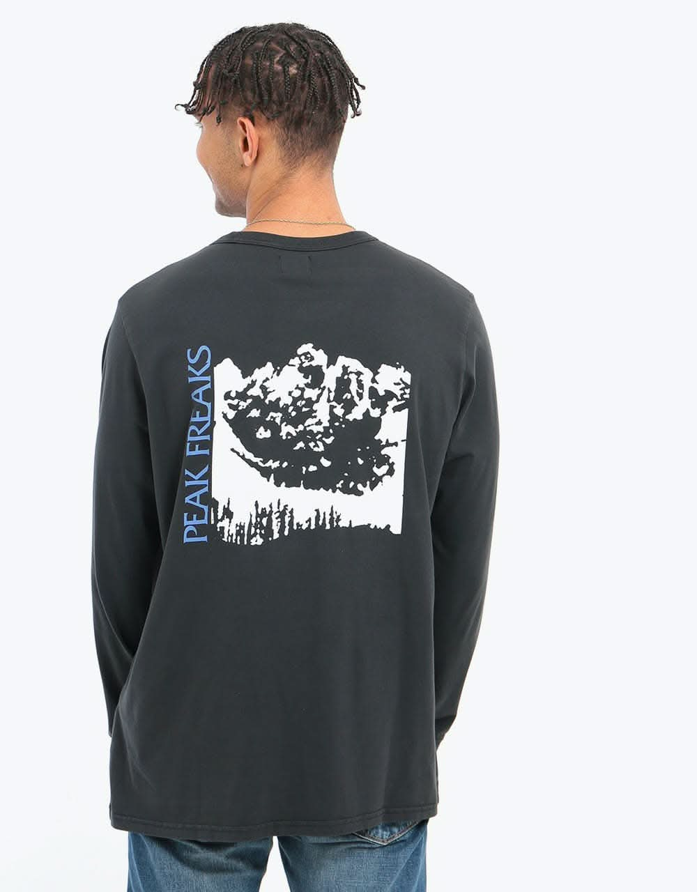 Levi's Skateboarding Graphic L/S T-Shirt - LSC Jet Black Peak Freak Wh