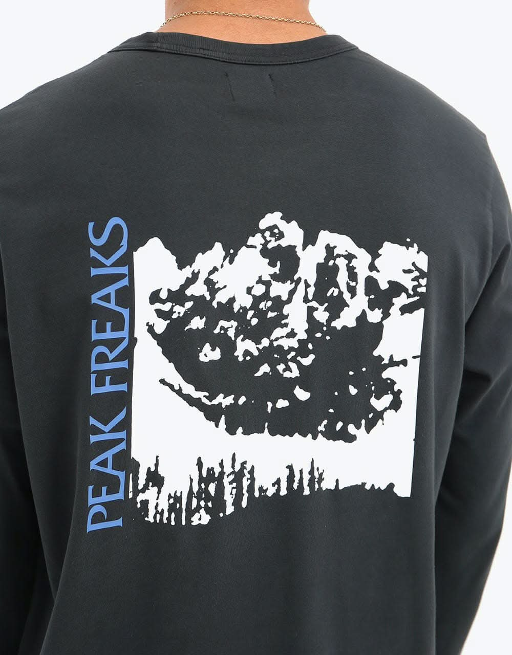 Levi's Skateboarding Graphic L/S T-Shirt - LSC Jet Black Peak Freak Wh