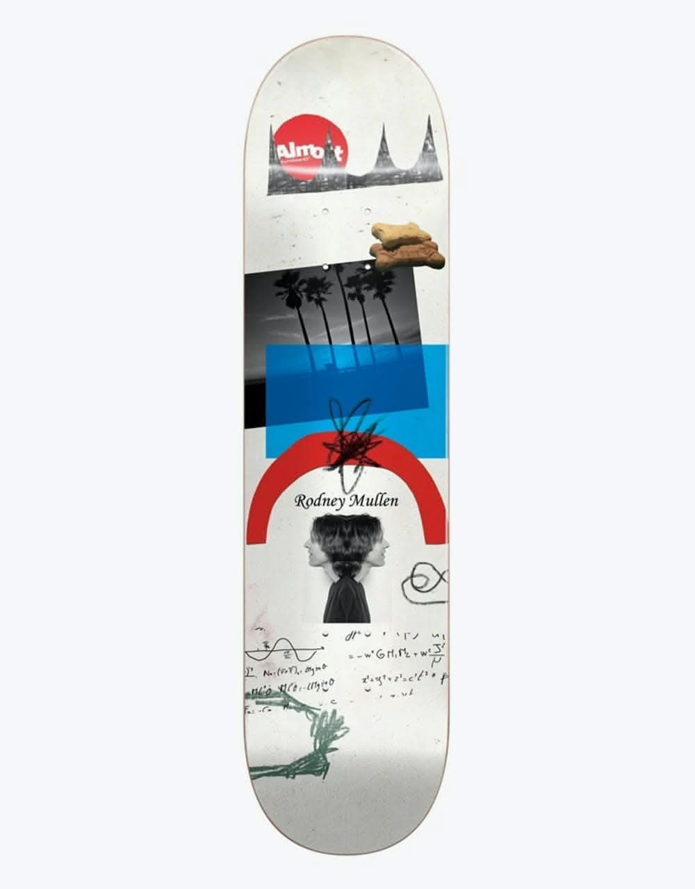 Almost Mullen Scraps R7 Skateboard Deck - 8.25"