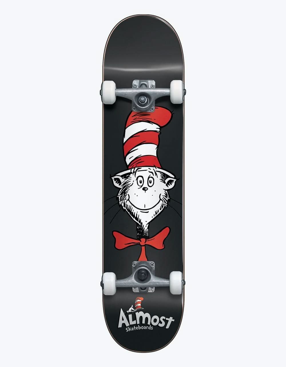 Almost x Dr. Seuss Cat Face Complete Skateboard - 7.875"