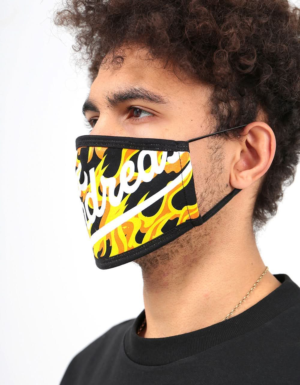 The Hundreds Heat Face Mask - Black