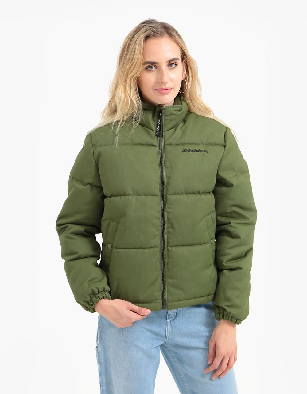 Dickies Womens Rodessa Puffer Jacket - Army Green