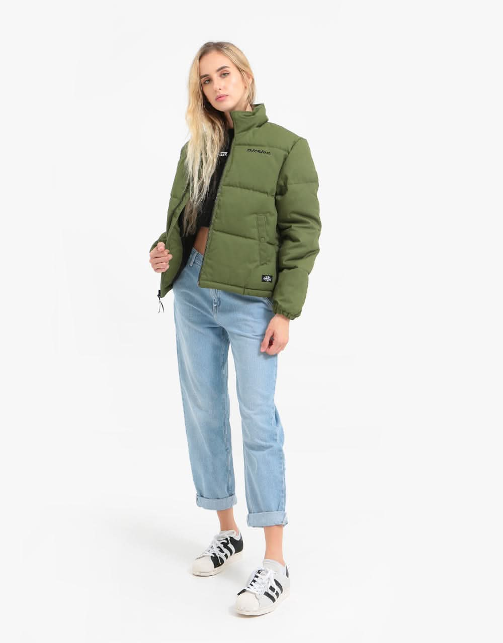 Dickies Womens Rodessa Puffer Jacket - Army Green