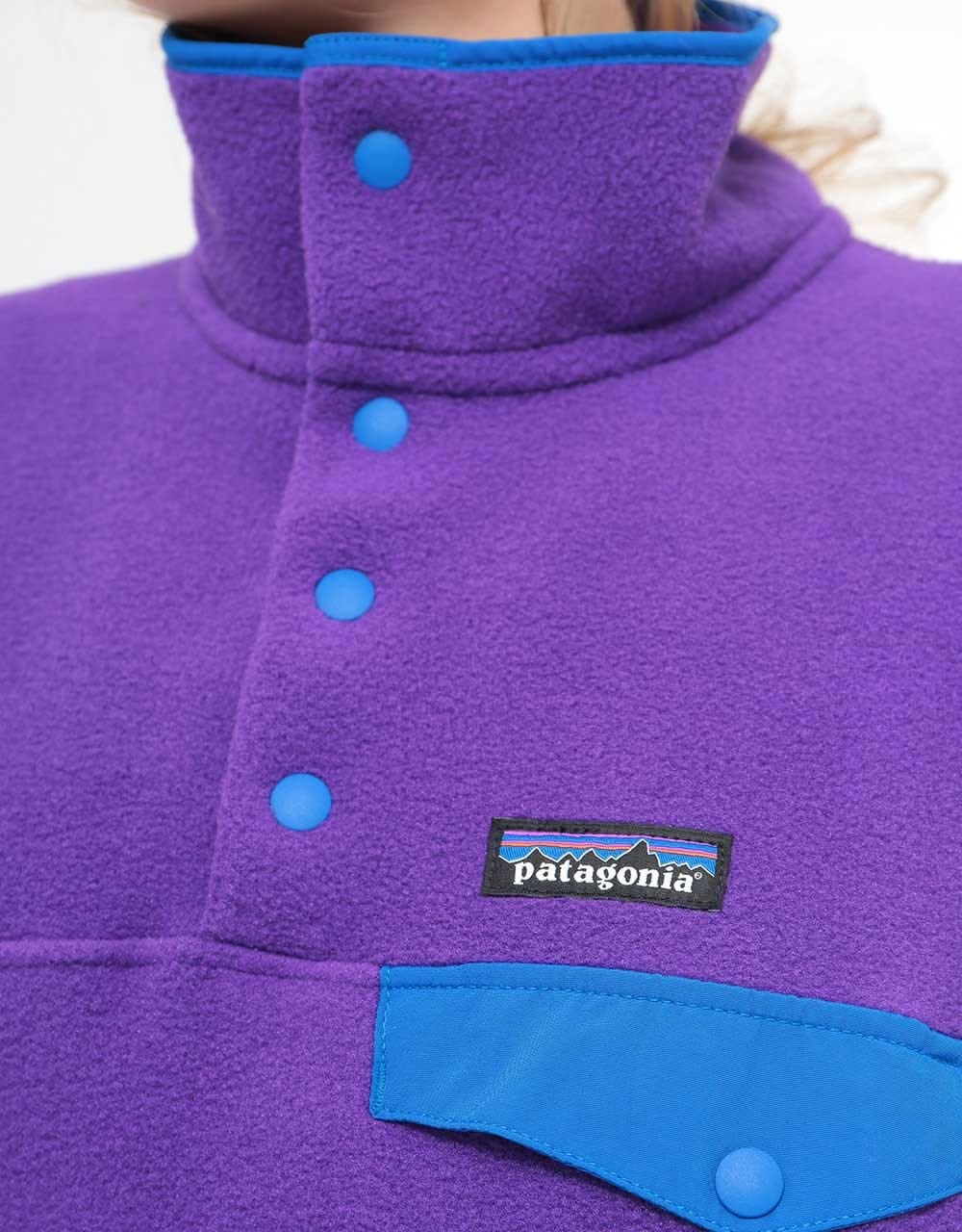 Patagonia Womens Lightweight Synchilla® Snap-T® Pullover - Purple