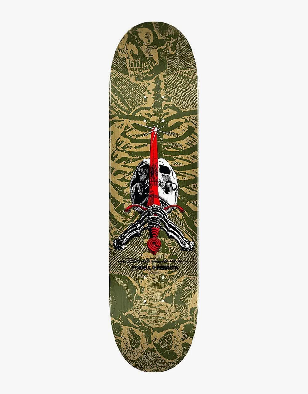 Powell Peralta Skull & Sword 248 Skateboard Deck - 8.25"