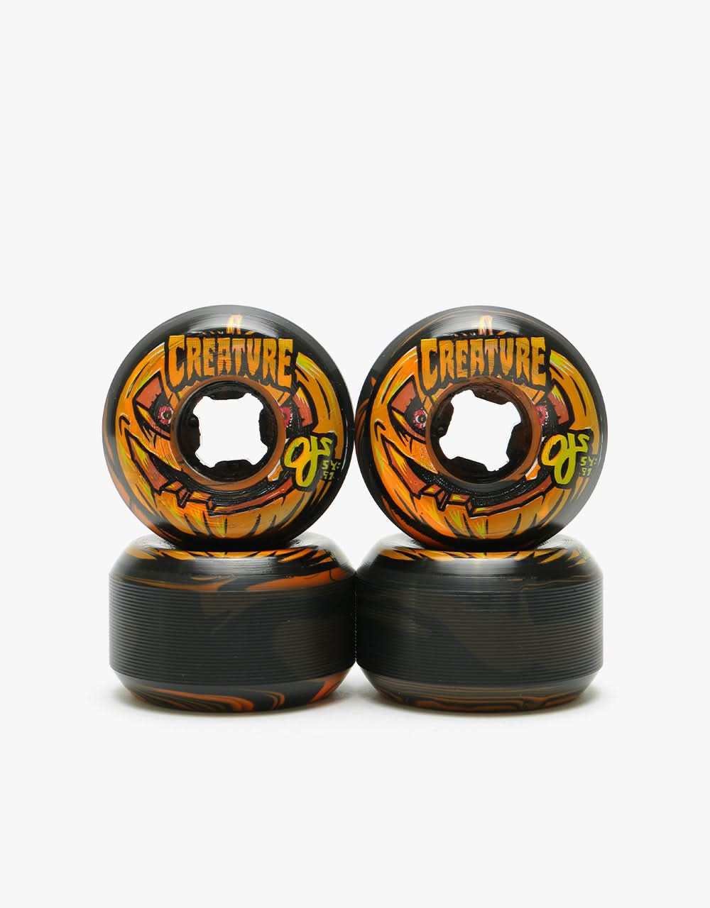 OJ x Creature Pumpkin Head Bloodsuckers 97a Skateboard Wheel - 54mm