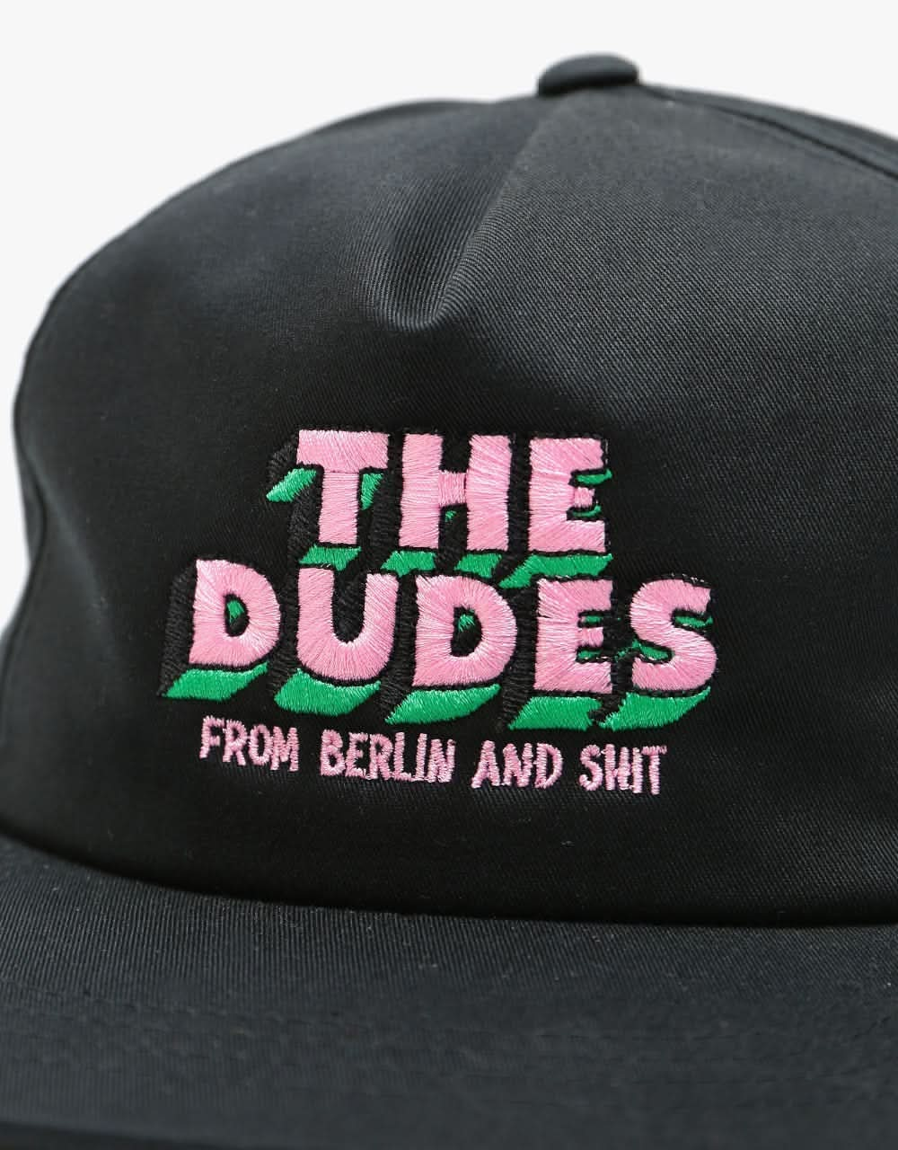 The Dudes Dudes and Shit Unstructured Cap - Black