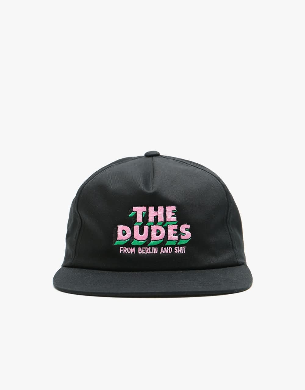 The Dudes Dudes and Shit Unstructured Cap - Black