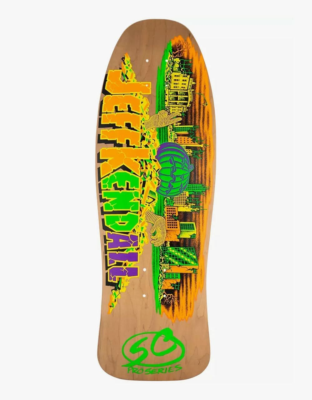 Santa Cruz Kendall Pumpkin Reissue Skateboard Deck - 9.85"