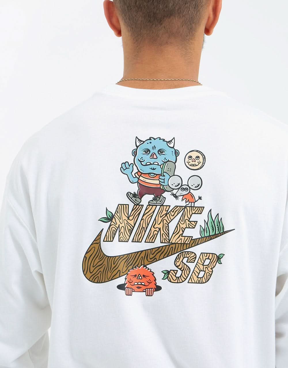 Nike SB Artist L/S T-Shirt - White/Black