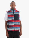 Stüssy Striped Sherpa Vest - Multi