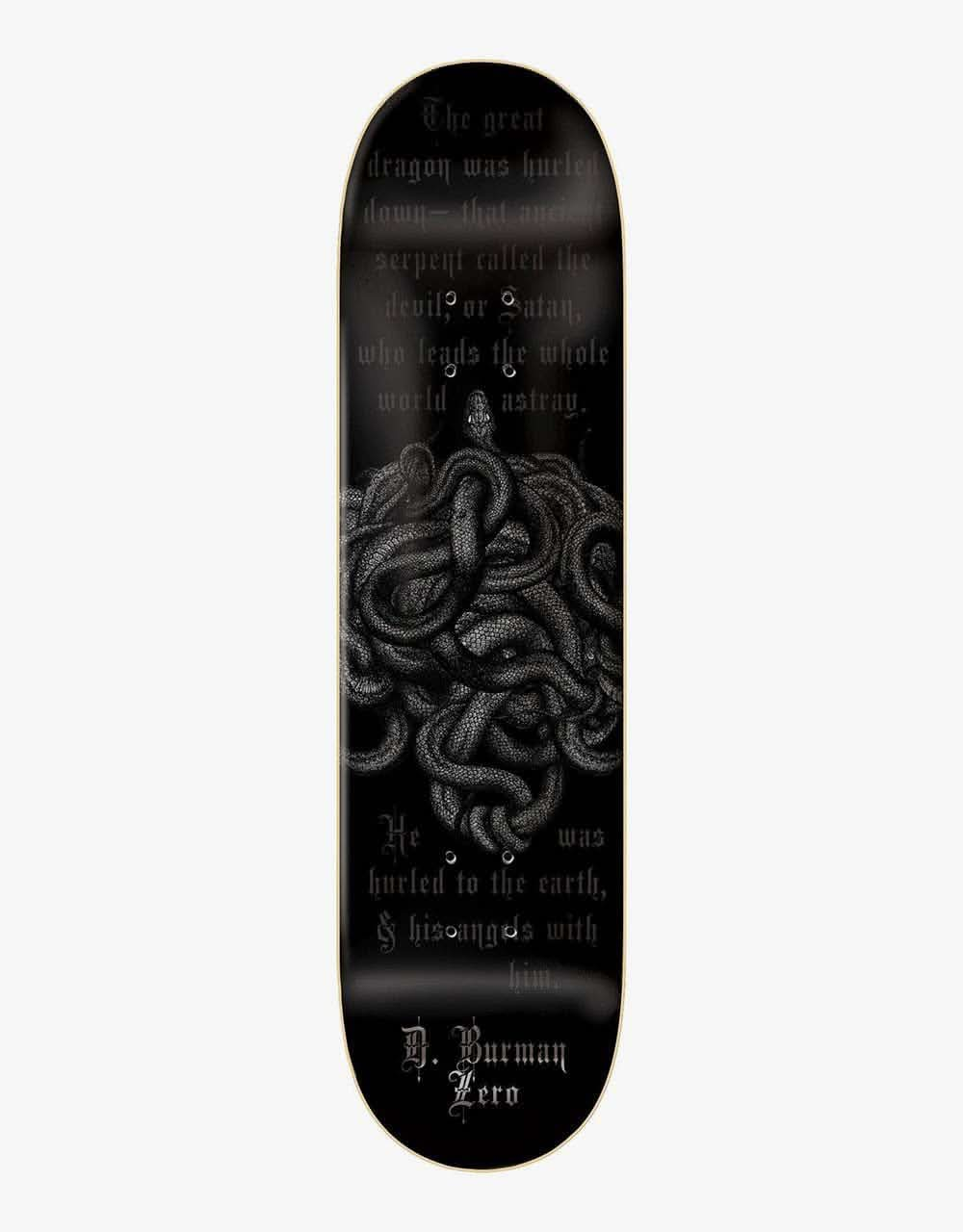 Zero Burman Sorrow Grips Skateboard Deck - 8.5"