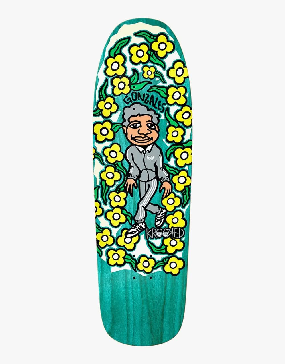 Krooked Gonz Sweatpants Cruiser Skateboard Deck - 9.81"