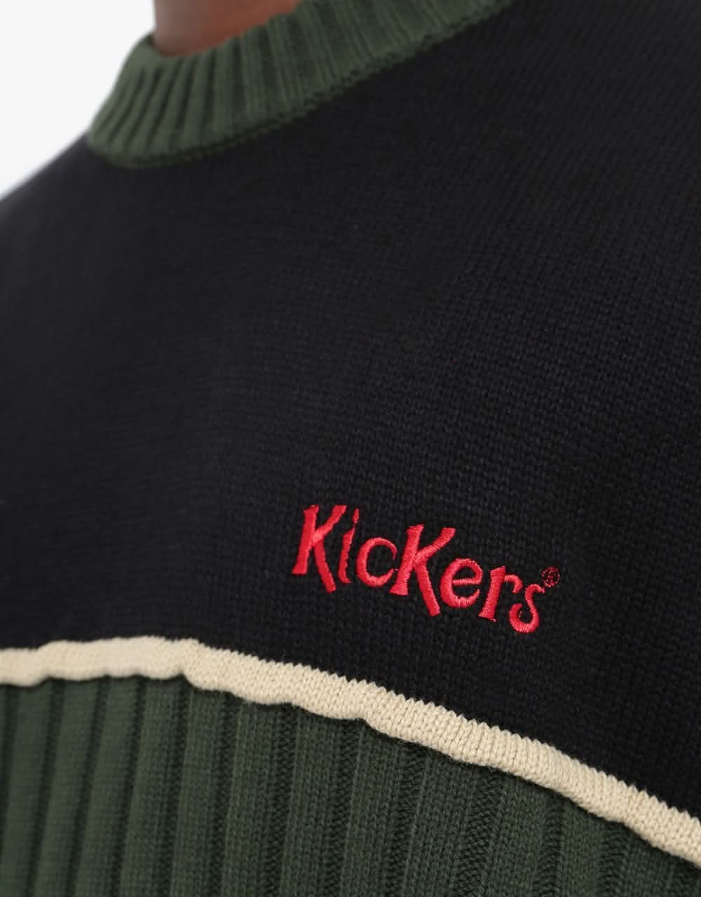 Kickers® Pub Knit - Black/Green