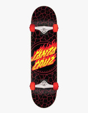 Santa Cruz Flame Dot Complete Skateboard - 8"