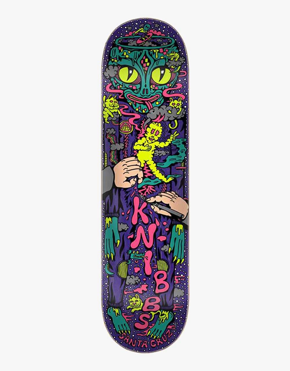 Santa Cruz Knibbs Reptilian 'Powerply' Skateboard Deck - 8.25"