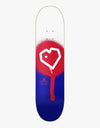 Blueprint Spray Heart Skateboard Deck - 8.125"