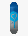 Blueprint Spray Heart Skateboard Deck - 8.25"