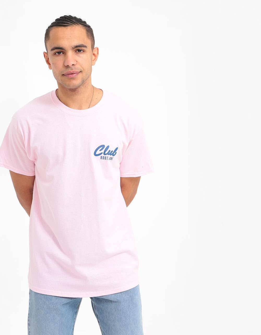 Route One Club T-Shirt - Light Pink