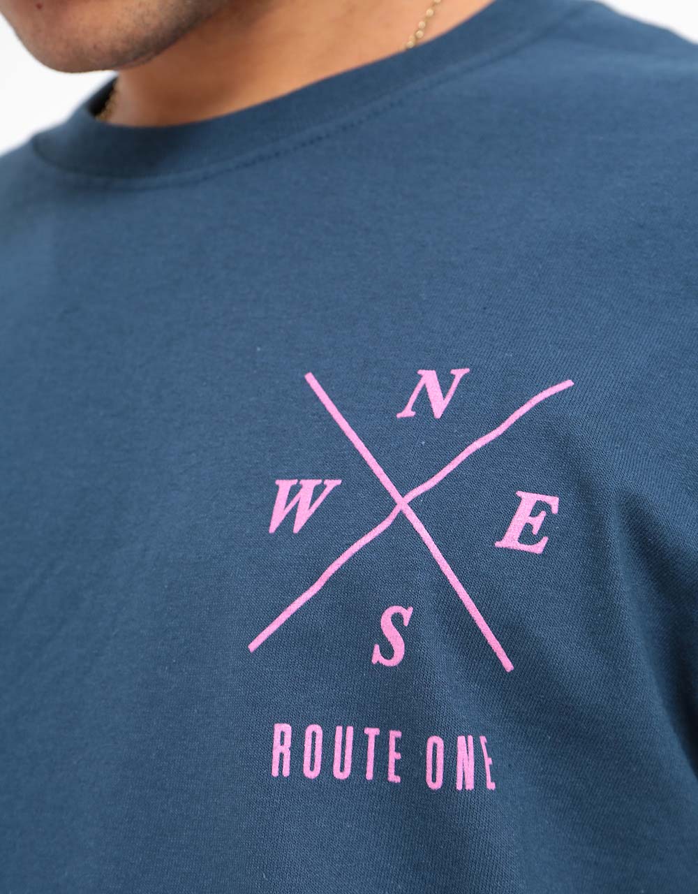 Route One FC T-Shirt - Blue Dusk