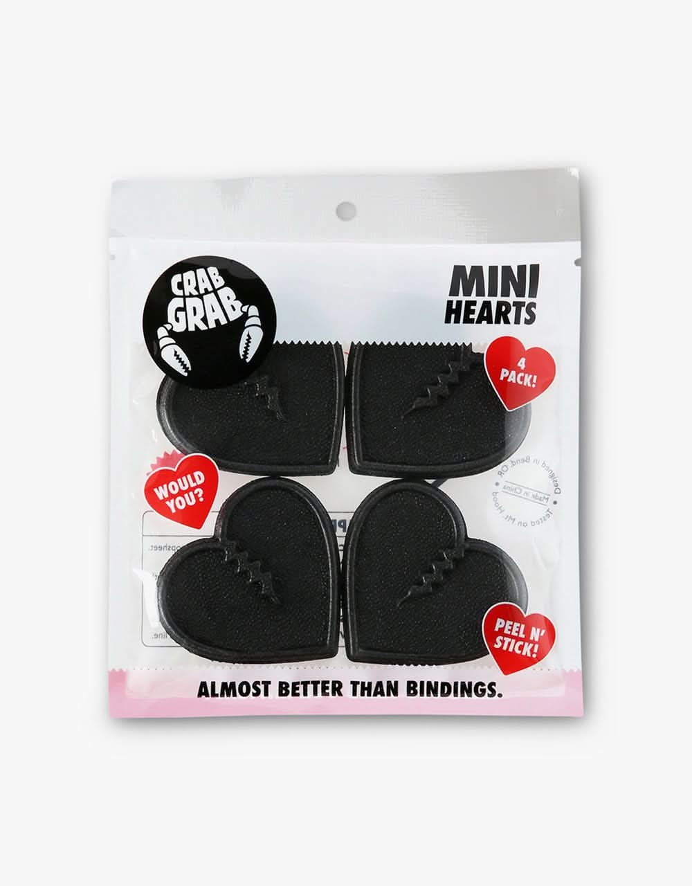 Crab Grab Mini Hearts Snowboard Traction - Black