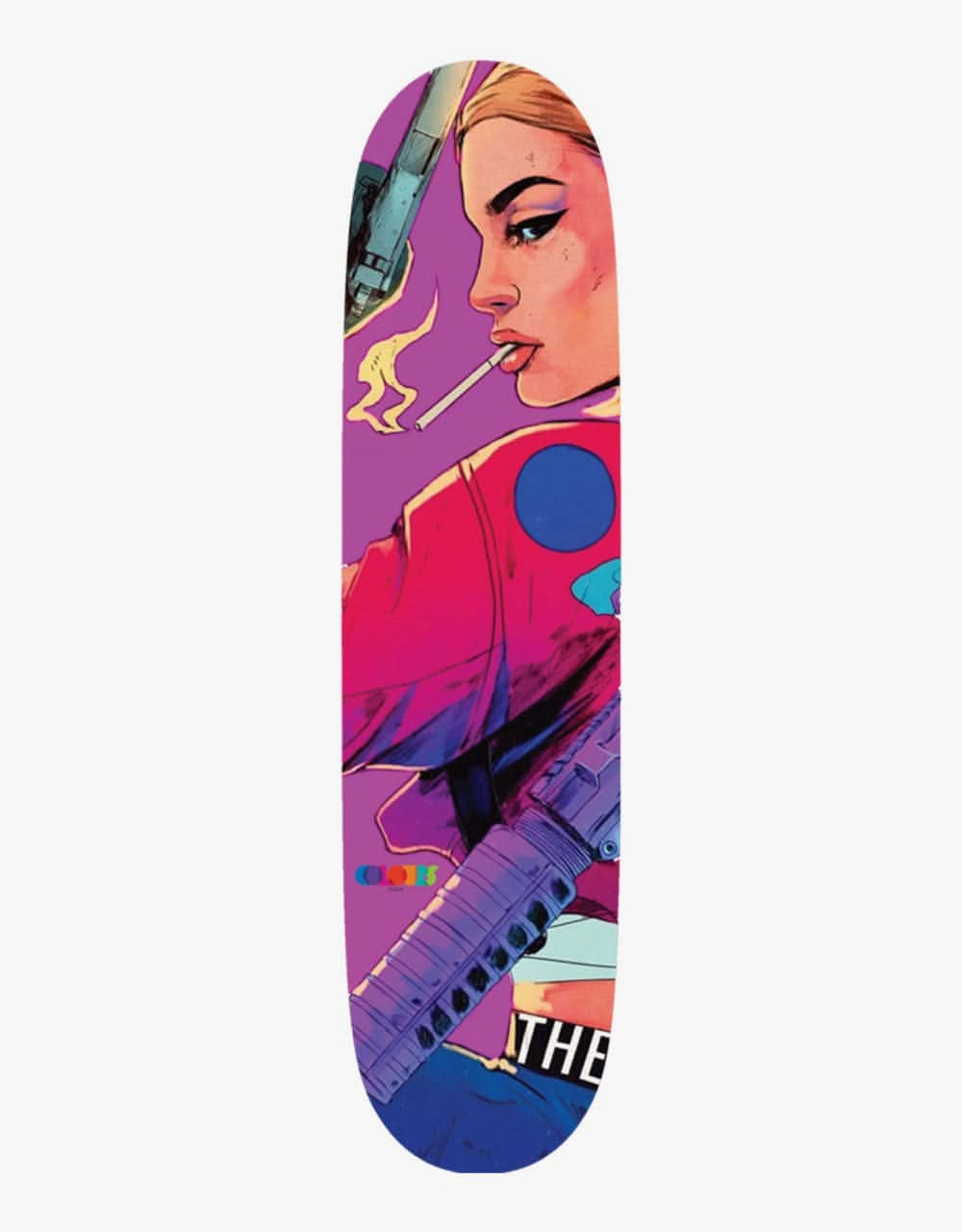 Colours Collectiv x Diber Kato The End is Nigh Skateboard Deck - 8.4"