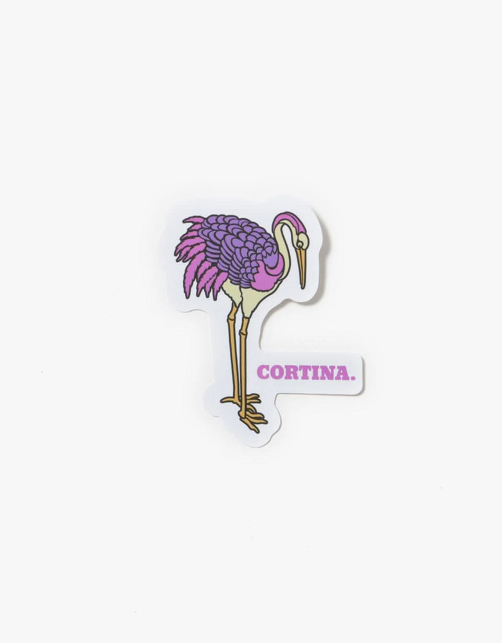 Cortina Crane Sticker