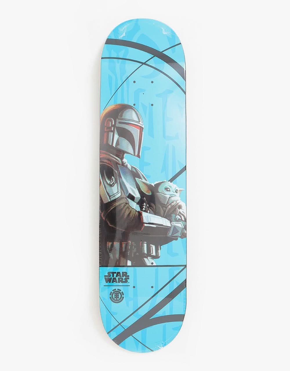 Element x The Mandalorian Mando Child Skateboard Deck - 8"