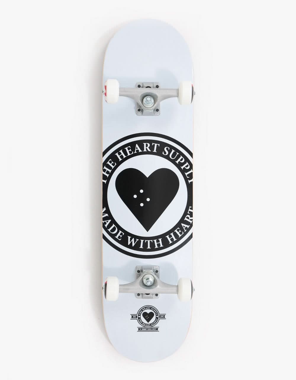 The Heart Supply Badge Logo Complete Skateboard - 8.25"