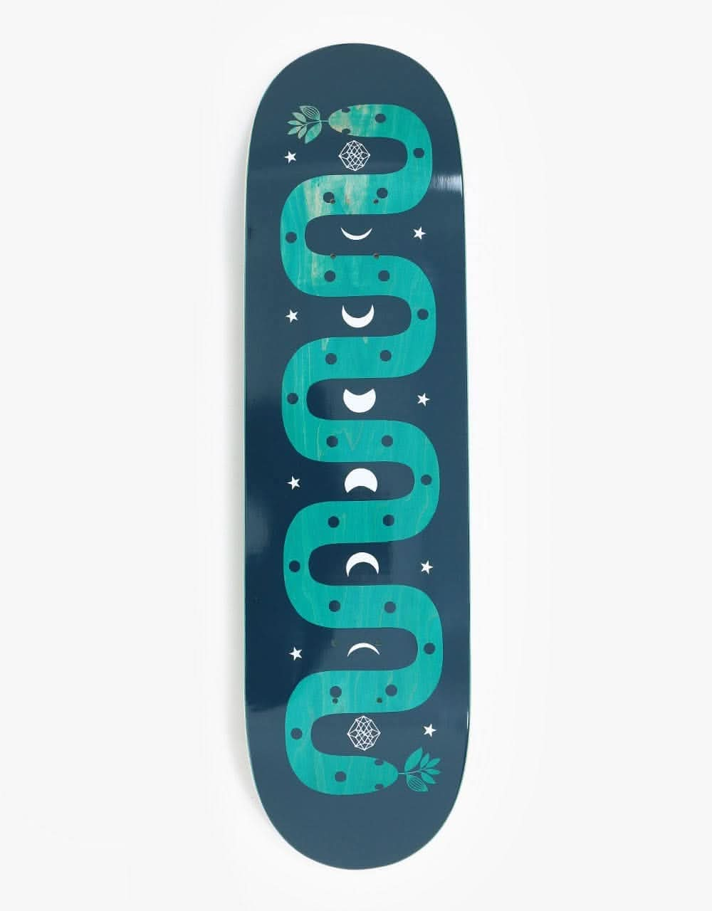 Magenta Magic Snake Skateboard Deck - 8.5"