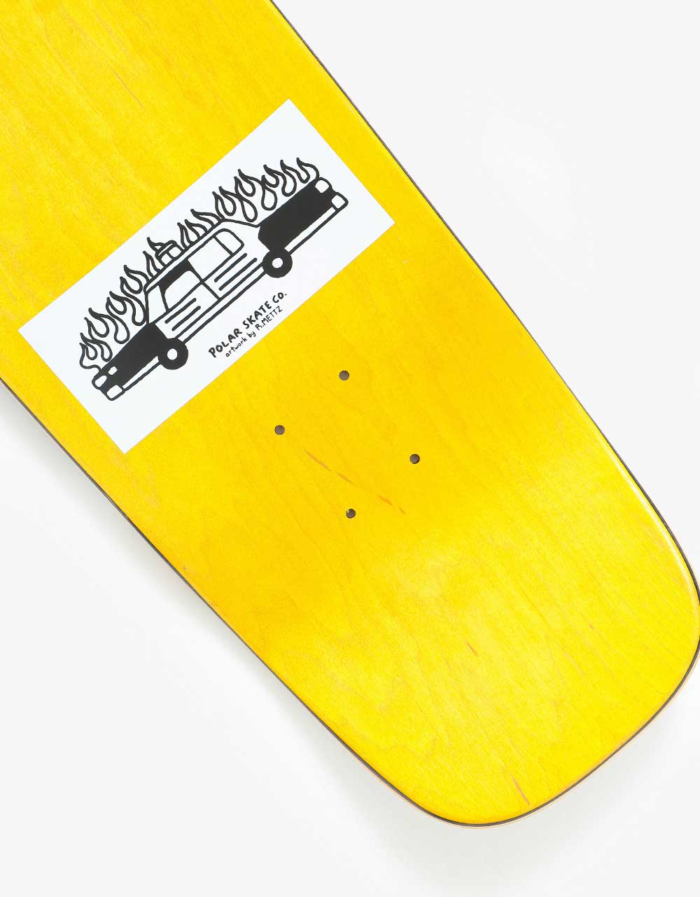 Polar Halberg Abuse of Power Skateboard Deck - SURF Shape 8.75" (inc Wheel Wells)