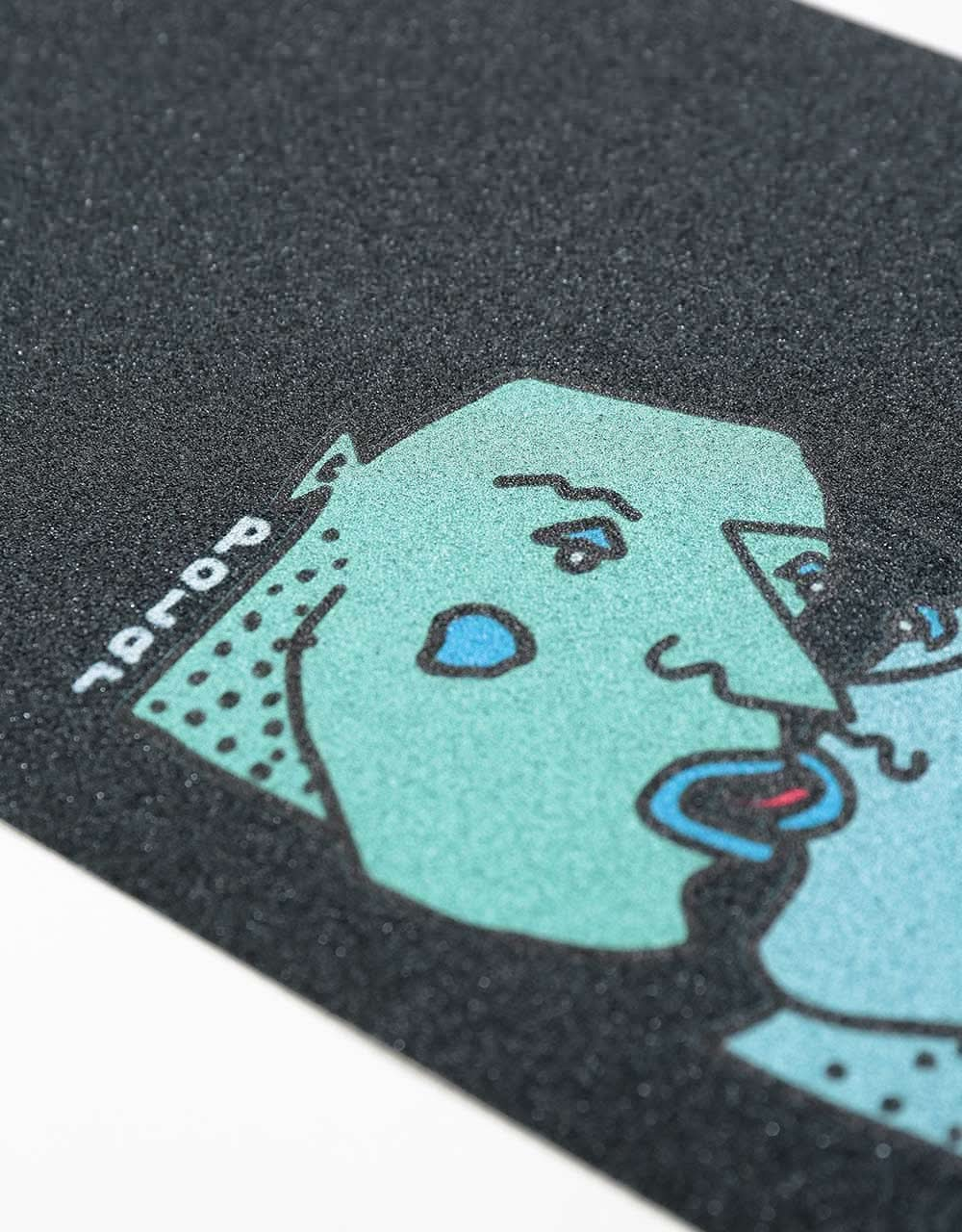 Polar Kissing Heads Face 9" Grip Tape Sheet