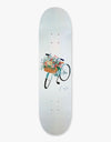 Skateboard Café Flower Basket Skateboard Deck - Grey