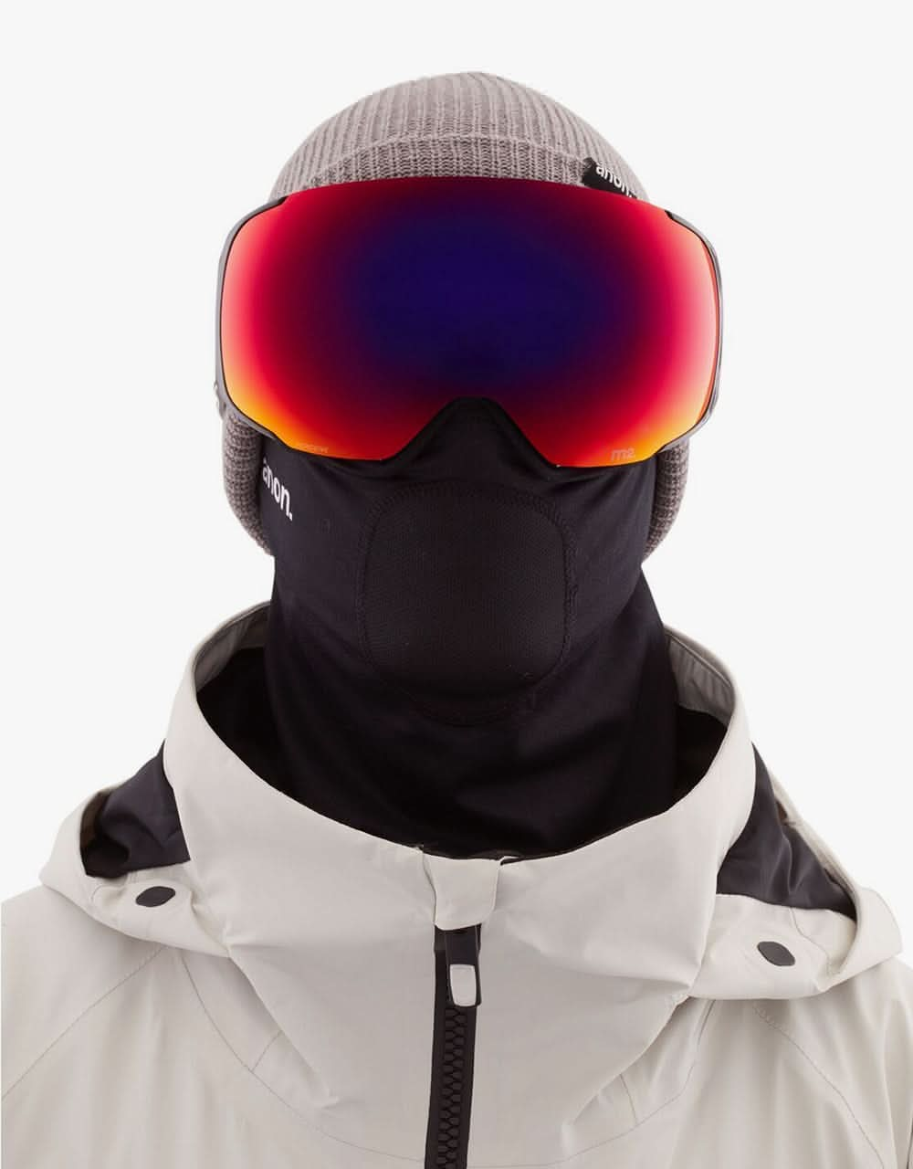 Anon M2 MFI® Snowboard Goggles - Black/Perceive Sunny Red