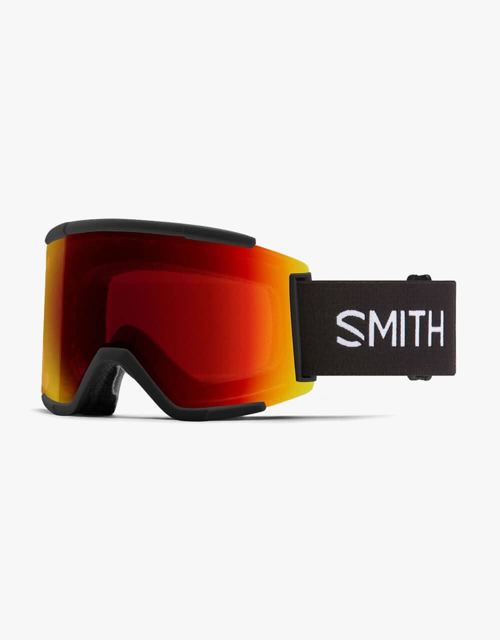 Smith Squad XL Snowboard Goggles - Black/ChromaPop™ Sun Red Mirror