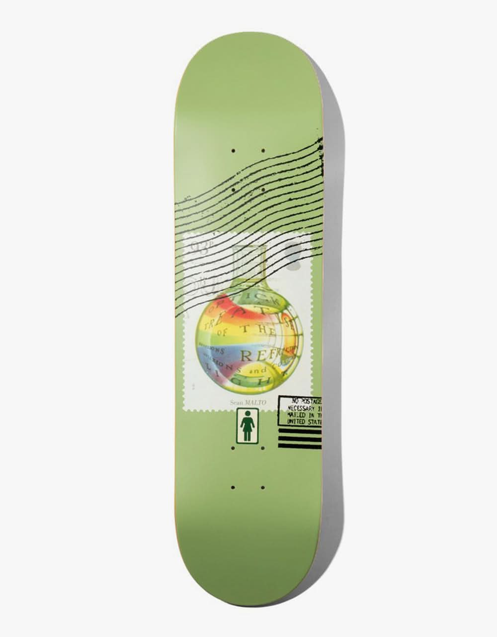 Girl Malto Postal Series Skateboard Deck - 8.25"