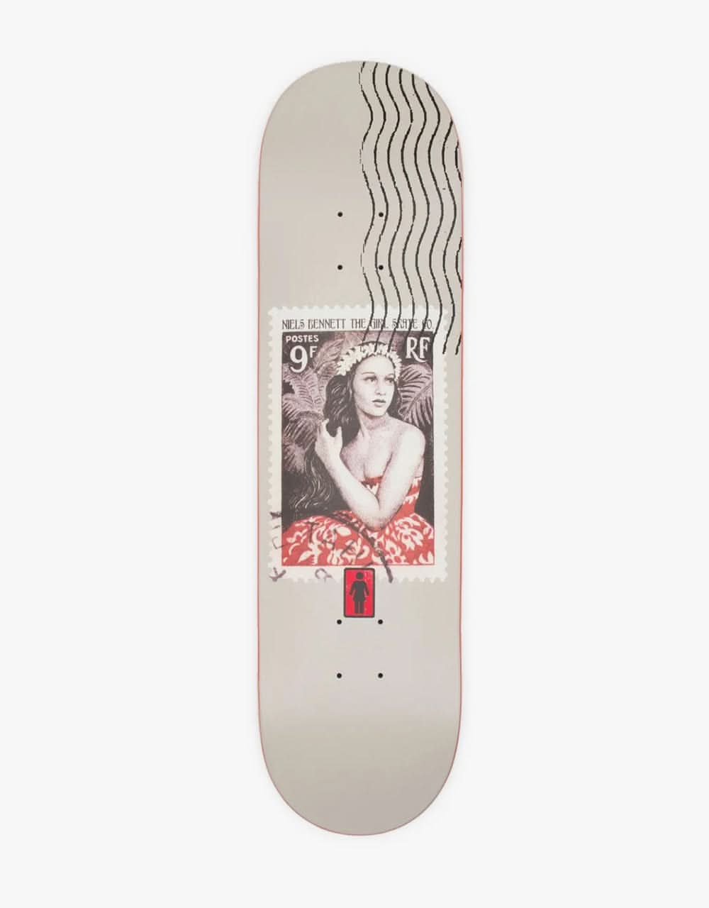 Girl Bennett Postal Series Skateboard Deck - 8.25"