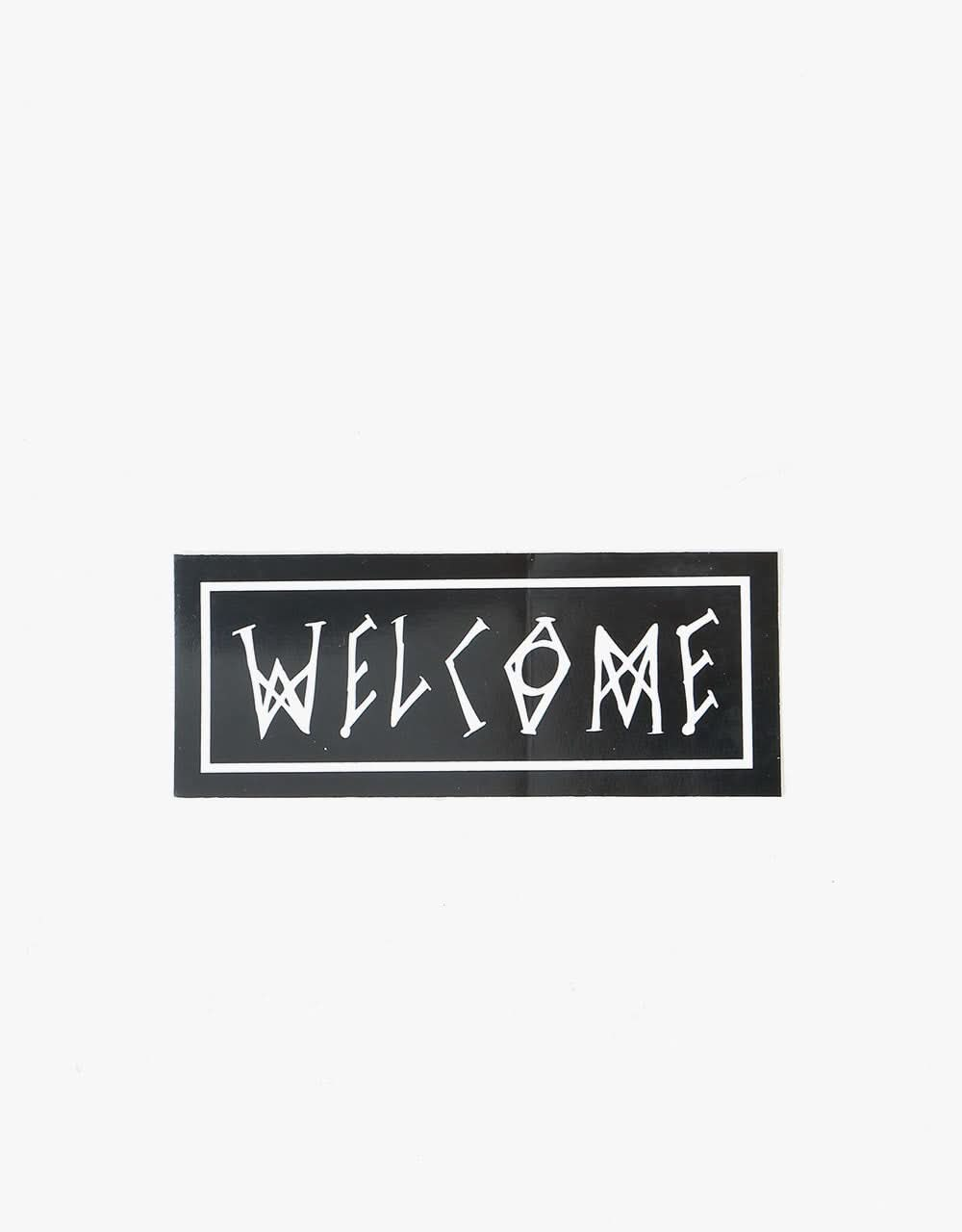 Welcome Scrawl 5" Sticker