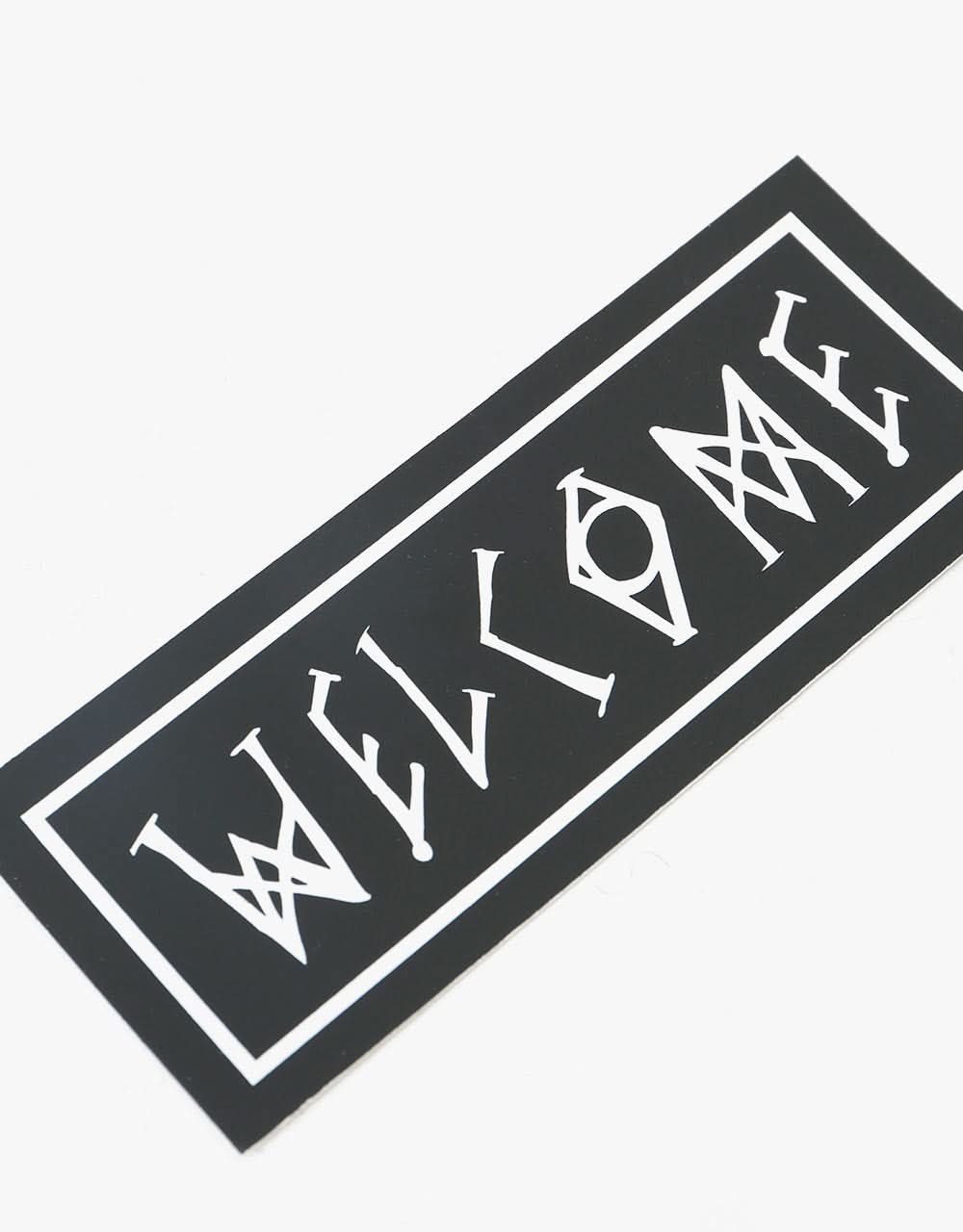 Welcome Scrawl 5" Sticker