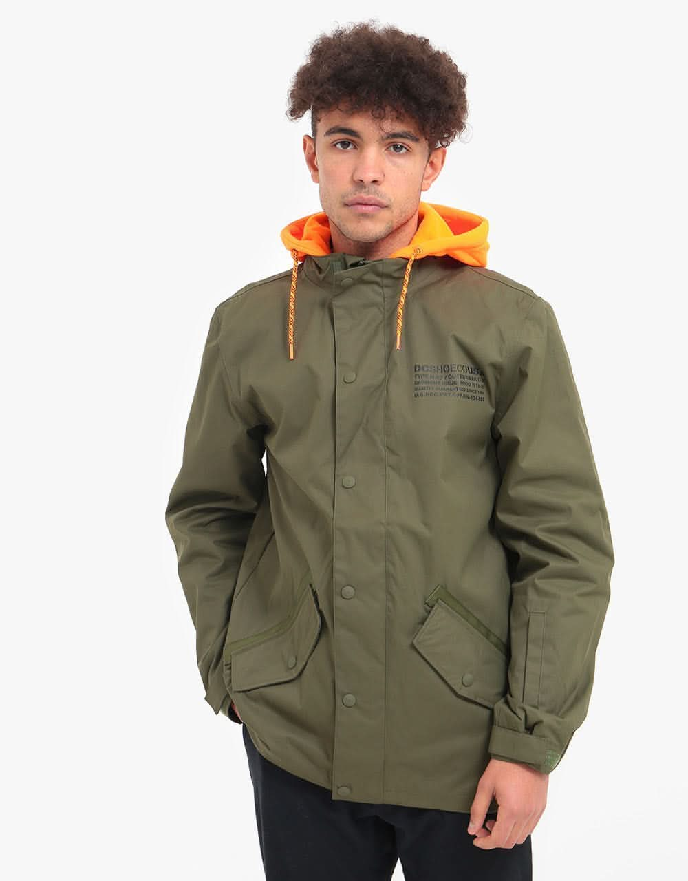 DC Union Snowboard Jacket - Olive Knight