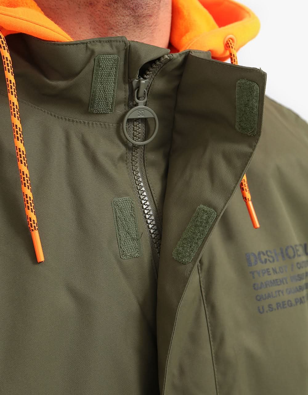 DC Union Snowboard Jacket - Olive Knight